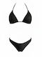 Set Bikini Triunghi & Brazilia Negru