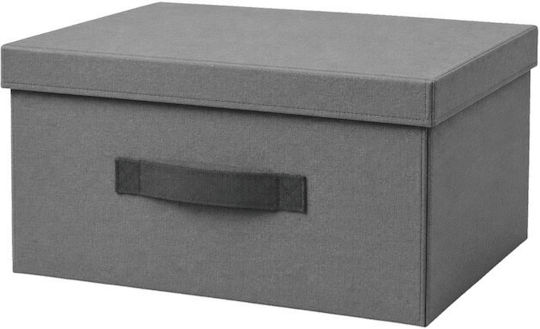 Fabric Clothing Storage Box in Gray Color 50x40x25cm