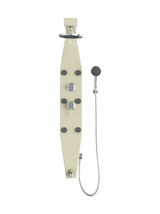 Sanitec A 802 A-802-29-Ocra Shower Column Witho...