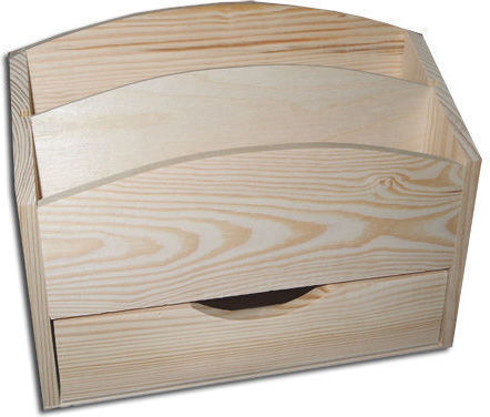 Wooden Organizer Drawer 2 Compartments 250x100x200