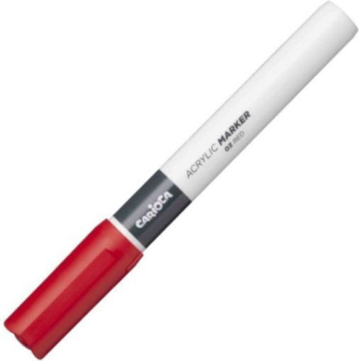 Carioca Κόκκινοι Μαρκαδόροι Ζωγραφικής 2mm Σετ 12τμχ