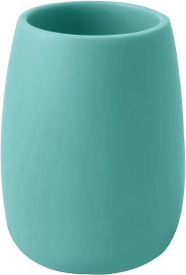 Spirella Sven Turquoise Resin Cup Holder