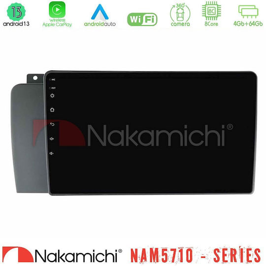 Nakamichi Ηχοσύστημα Αυτοκινήτου για Volvo S60 Audi A5 2004-2009 (Bluetooth/USB/WiFi/GPS/Apple-Carplay/Android-Auto) με Οθόνη Αφής 9"