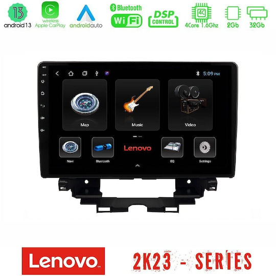 Lenovo Ηχοσύστημα Αυτοκινήτου για Renault Kangoo 2022-2023 (Bluetooth/USB/WiFi/GPS/Apple-Carplay/Android-Auto) με Οθόνη Αφής 10"