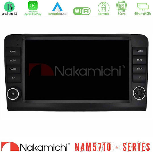 Nakamichi Car Audio System for Mercedes-Benz ML / GL Class Audi A5 2006-2011 Bluetooth USB WiFi GPS Apple CarPlay Android Auto with 9" Touch Screen