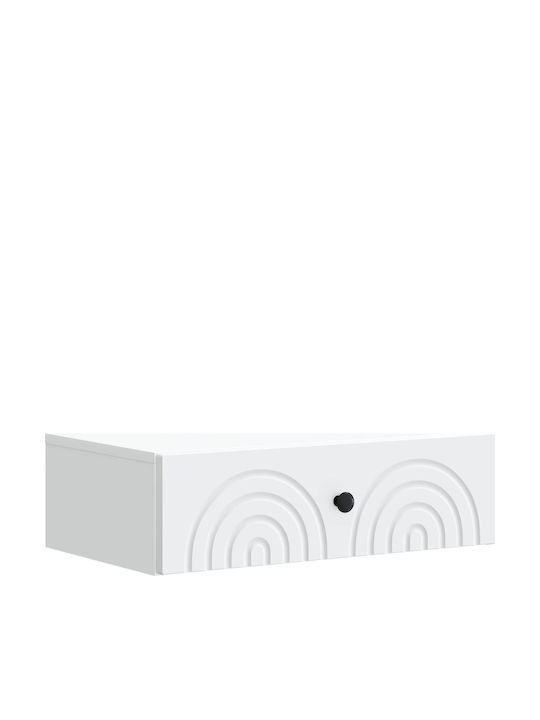 Metal Console White L59xW34.5xH17cm