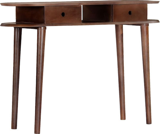 Console Table Solid Acacia Wood L110xW35xH76cm