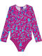 Vilebrequin Kids One-Piece Swimwear With Long Sleeve Light Blue