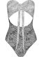 Strapless Ολόσωμο Μαγιό με Ανοίγματα