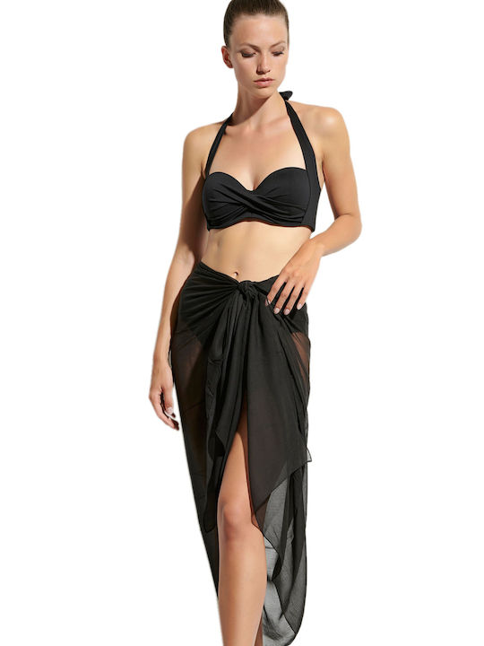 Blu4u Black Women's Pareo