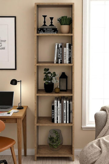 Bibliotecă Nuc 40x20x160 cm