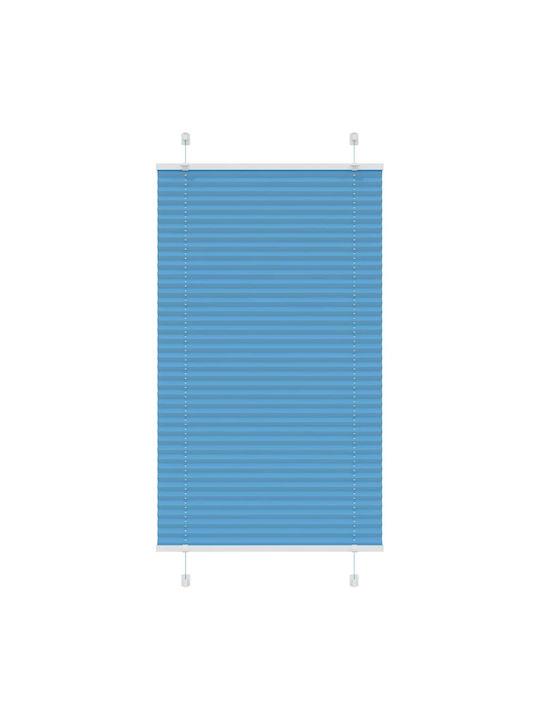 vidaXL Fabric Roller Blind in Blue Colour W75xH...