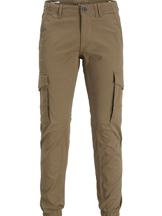 Jack & Jones Παντελόνι Cargo Λαδί