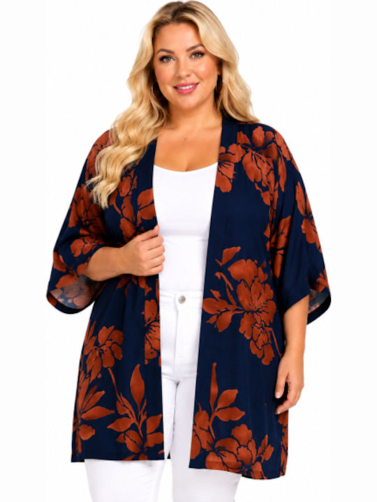 Damen Strickjacke Dunkelblau SH-64935-26CA-MBLES