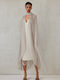 Women's Poncho Greige
