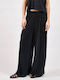 Women's Fabric Trousers Black