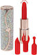 Shots Sparkle Mini Vibrator G-Spot Cu Telecomandă 2.8cm Roșu