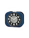 Seiko Silent Tabletop Clock with Indicators with Alarm Clock QHE206L