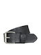 Herren Gürtel Leder Schwarz