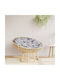 vidaXL Waterproof Round Gray Garden Chair Cushion 100x100cm