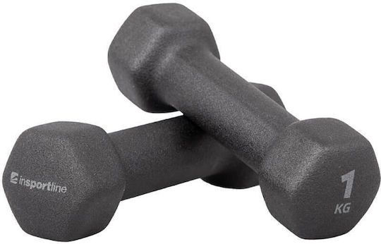 inSPORTline Hanteln aus Neopren 1 x 1kg