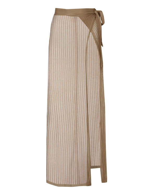 Stefania Frangista Ora Beige Women's Pareo Beige Sfc2695be