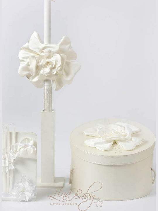 Lina Baby Βαπτιστικό Πακέτο με Θέμα Λουλούδια