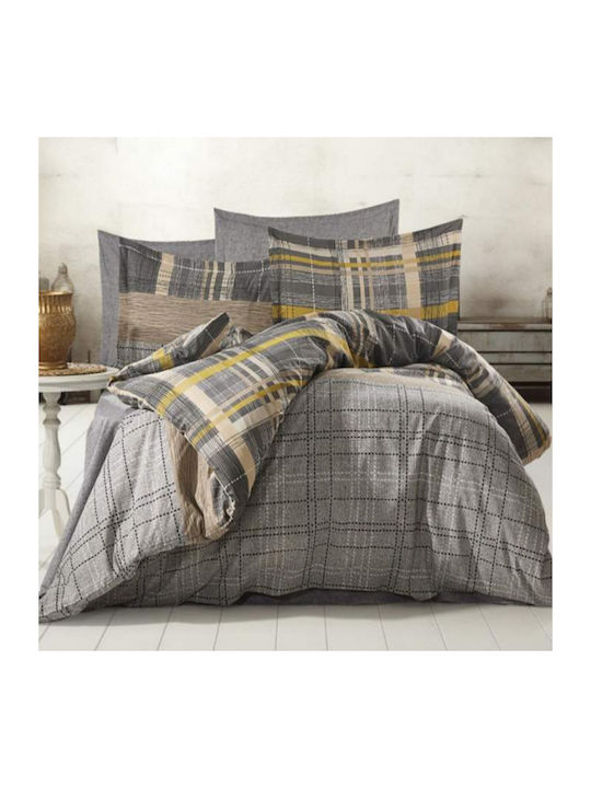 MayHome King Size Quilt Set 260x240cm Geometric