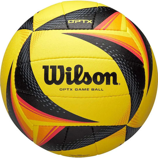 Μπάλα Beach Volley Wilson Optx Fivb Vb Game Ball Black Yellow Wv3000801xbof
