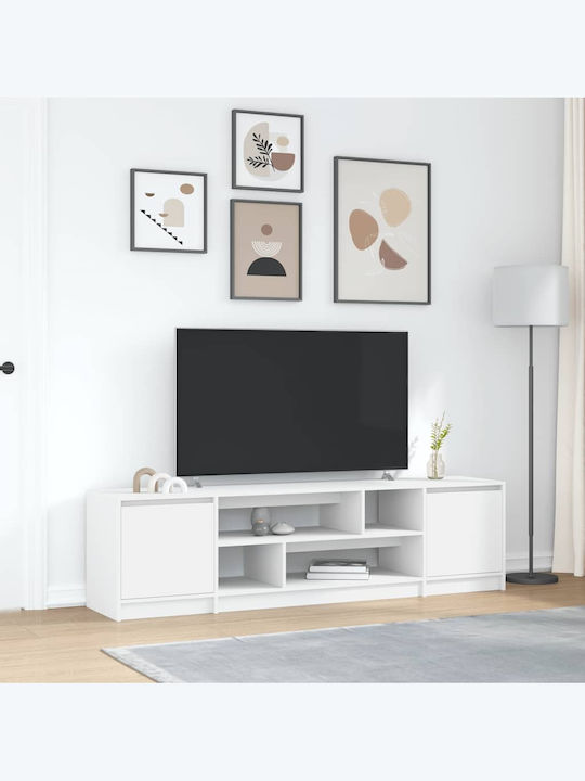 TV Stand White M188.5xD41xH50cm