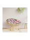 vidaXL Waterproof Garden Chair Cushion Round Red 100x100 cm