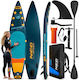 NEO Sport Reefbreak Φουσκωτή Σανίδα SUP με Μήκος 3.5m Μπλε