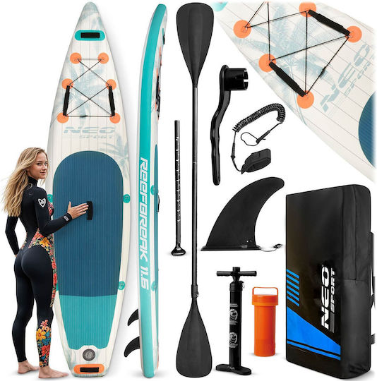 NEO Sport Reefbreak Inflatable SUP Board with Length 3.5m White