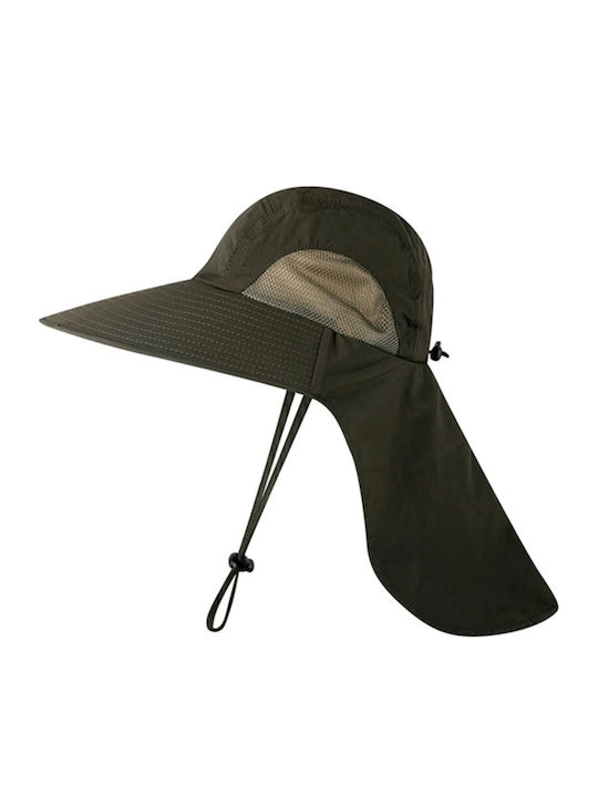 Brims and Trims Fabric Men's Hat Khaki