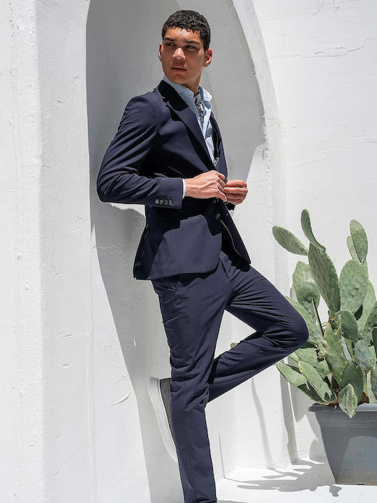 Vittorio Artist Summer Men's Suit with Slim Fit...