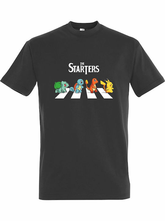 T-shirt Unisex " Starters Pokemon Fanart " Dark...