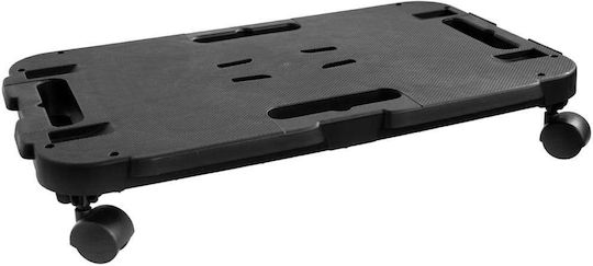 vidaXL Καρότσι Μεταφοράς για Φορτίο Βάρους έως 200kg σε Μαύρο Χρώμα