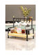 SteweHome Επιτραπέζια Βάση Ξύλινη 39x22x39εκ. Μαύρη