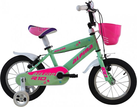 Alpina 12" Παιδικό Ποδήλατo BMX με Σκελετό Αλουμινίου Τιρκουάζ