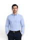 Camasa Barbati Maneca Lunga Regular Fit Albastru Deschis