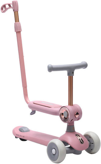 Bebe Stars Kinderroller 3-Rad mit Sitz Rosa