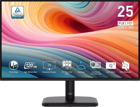 MSI PRO MP251L E2 IPS Gaming Monitor 24.5" FHD 1920x1080 with 4ms Response Time GTG
