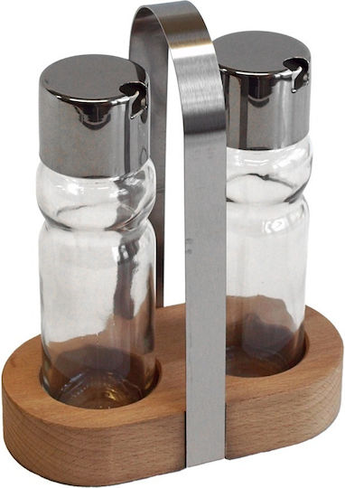 Salz Pfeffer Sets Inox mit Gestell 2 Stück