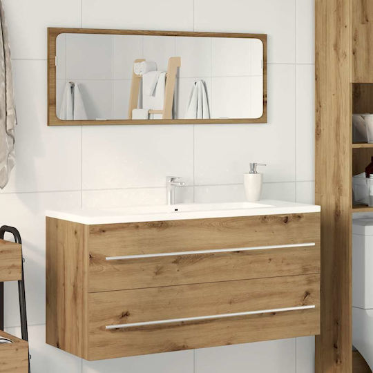 vidaXL Πάγκος χωρίς Νιπτήρα Μ100xΒ38.5xΥ48cm Δρυς