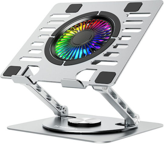 Wozinsky WDCX-X16-AS Cooling Pad for Laptop up to 16" with 1 Fan and Silver Lighting