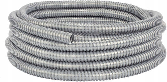 Stasiński Metallischer Schutzrohr Anaconda Multiflex Größe 32 32/28,1mm Halogenfrei Selbstlöschend Flexibles Wellrohr Fccn 1250n UV 50m