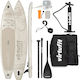 Virtufit Надуваема SUP Дъска с Дължина 3.81m Бежова