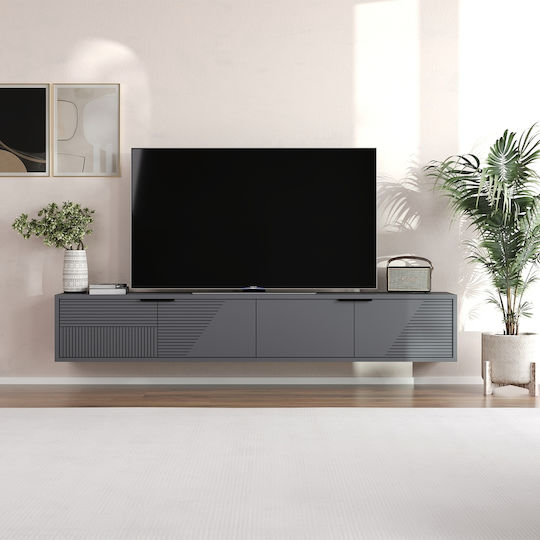 Stand TV Gri L180xA30xÎ30cm