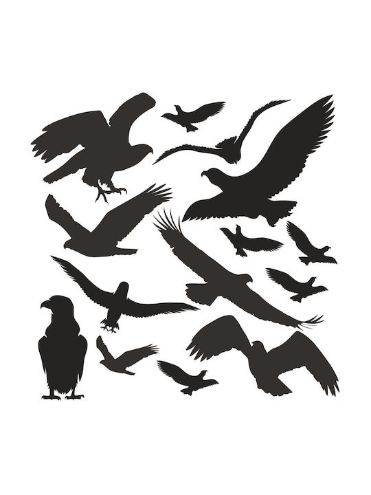 Window Stickers Prevent Birds – Bird Deterrent 14 Pieces