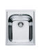 Franke 610 Chiuvetă Bucătărie Drop-In Inox M42xL50cm Gri